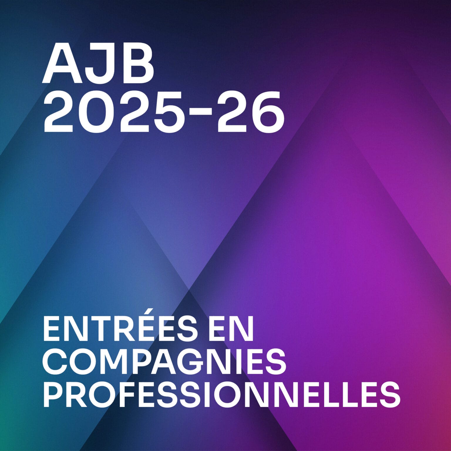 AJB 25-26 Entrées en compagnies professionnelles
