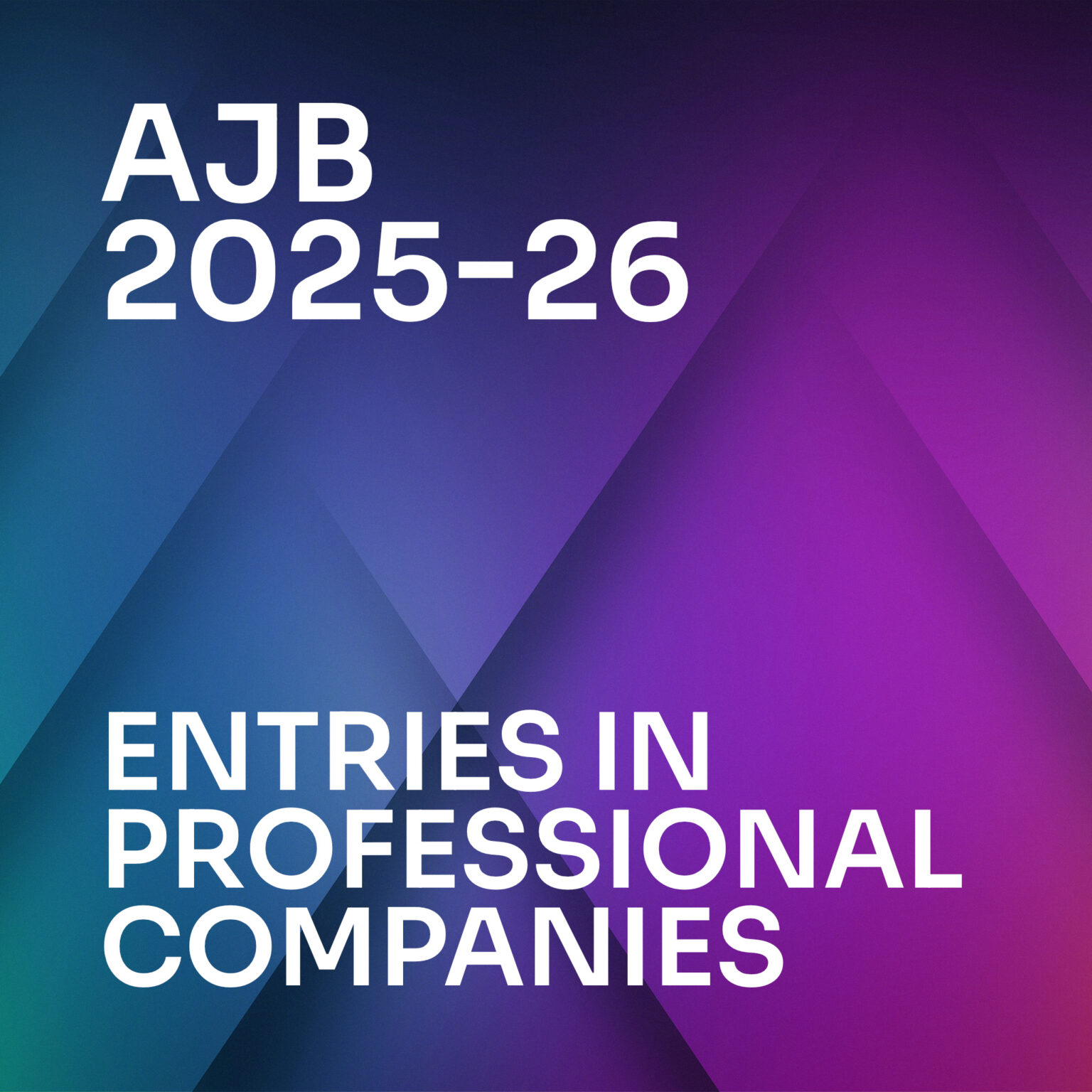 AJB 25-26 Entries in professional companies