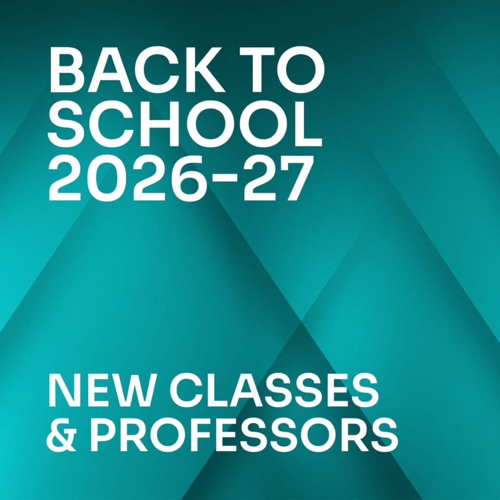 New classes & professors